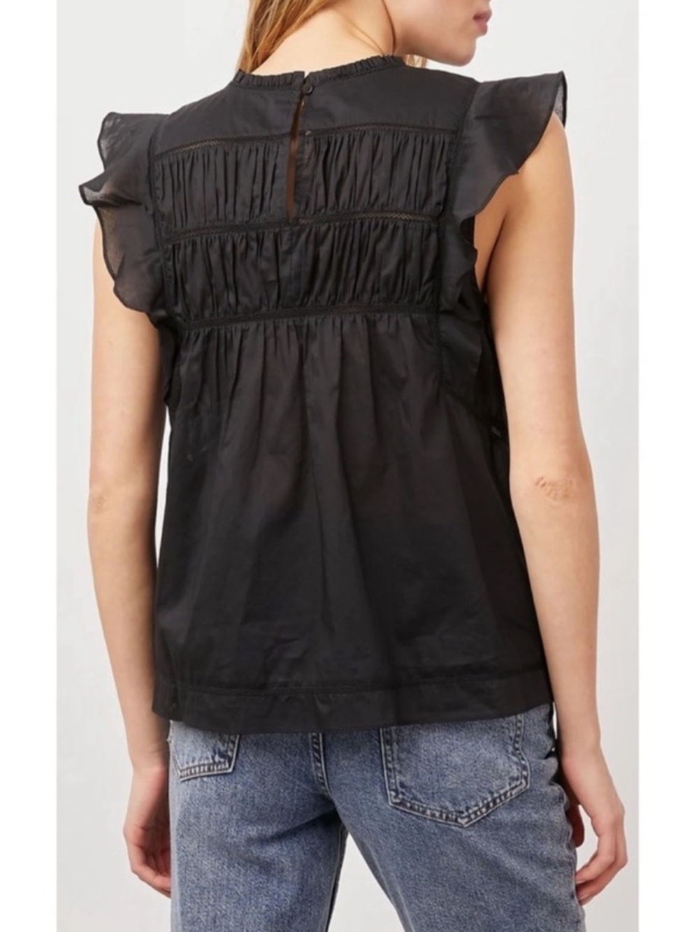 Rails Filomena ruffle flutter sleeve top - Picture 4 of 13